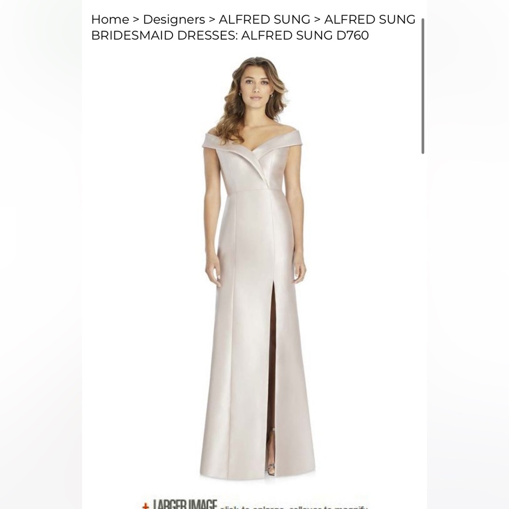 Alfred sung bridesmaids dress